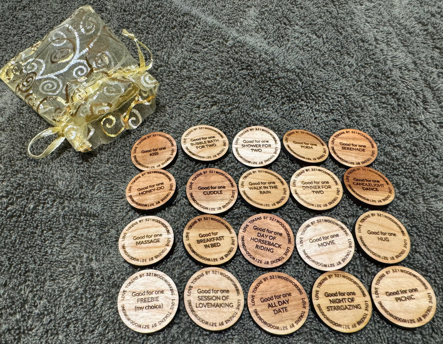 Love Tokens by 321 WoodWorking