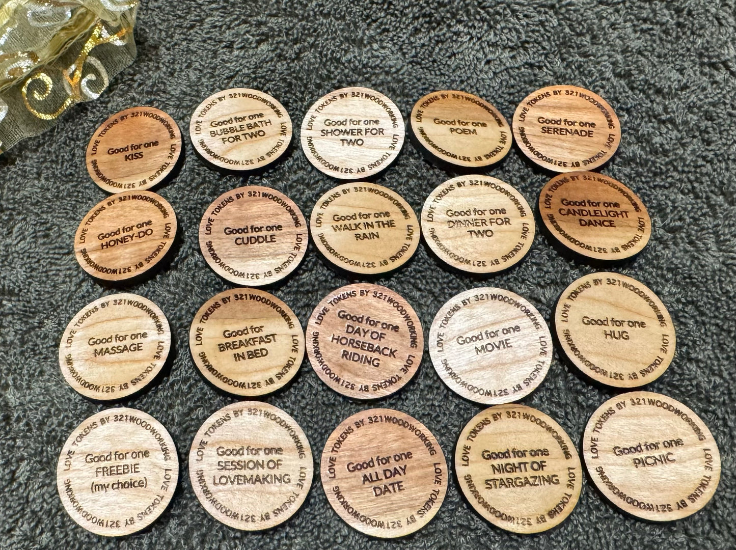 Love Tokens by 321 WoodWorking