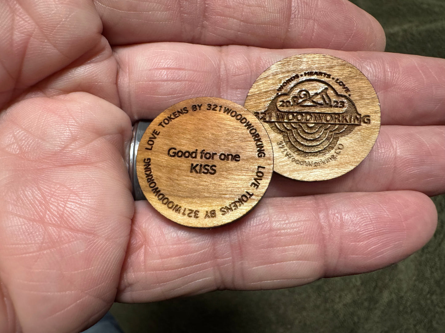 Love Tokens by 321 WoodWorking