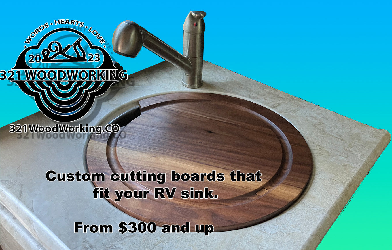 Custom Cutting Board for RV Sinks